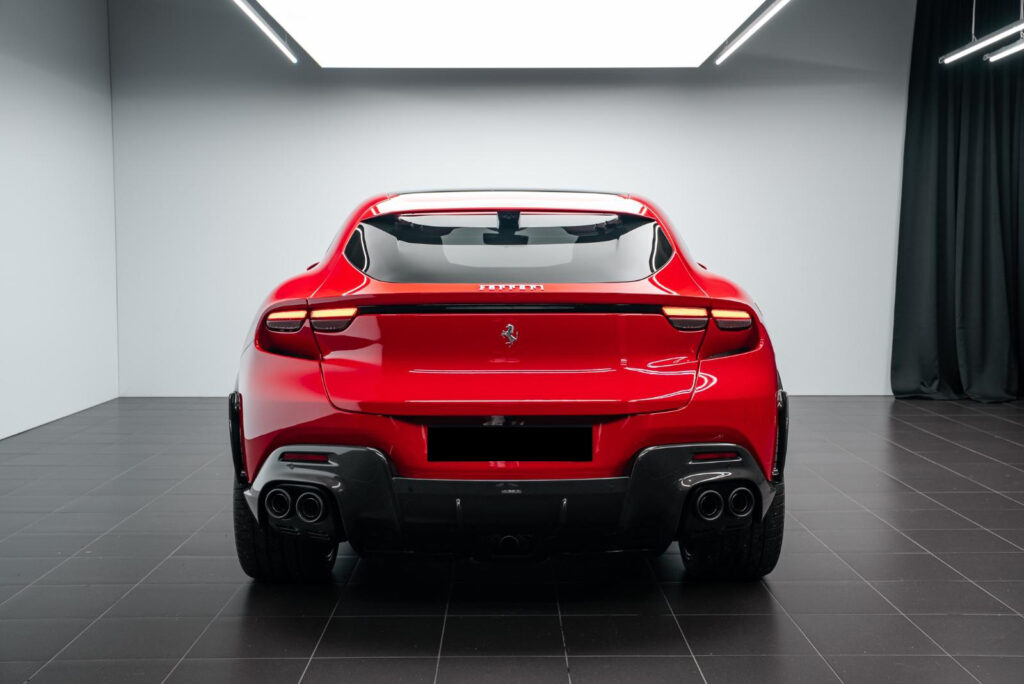 Ferrari Purosangue Red Black Rear 2