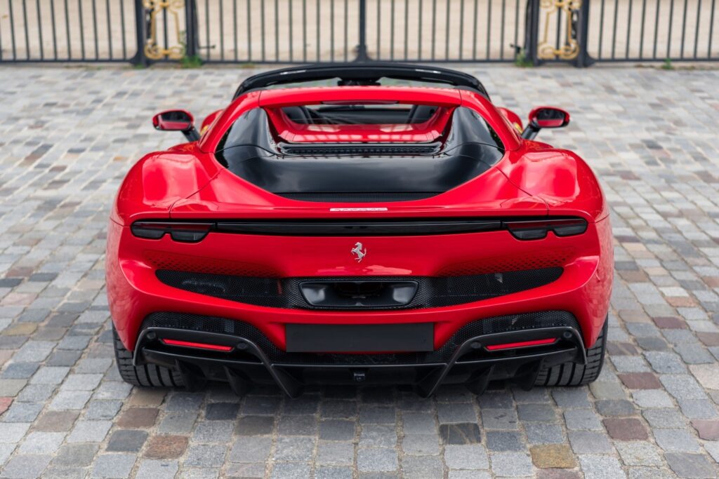 Ferrari 296 GTS Red Rear 2