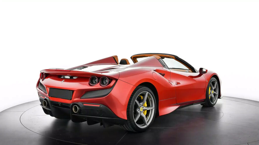 Ferrari F8 Spider Rosso Fiorano Rear